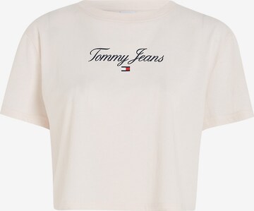 Tommy Jeans Curve Shirt 'Essential' in Beige: front