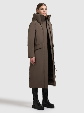 khujo Wintermantel 'DAWI' in Bruin