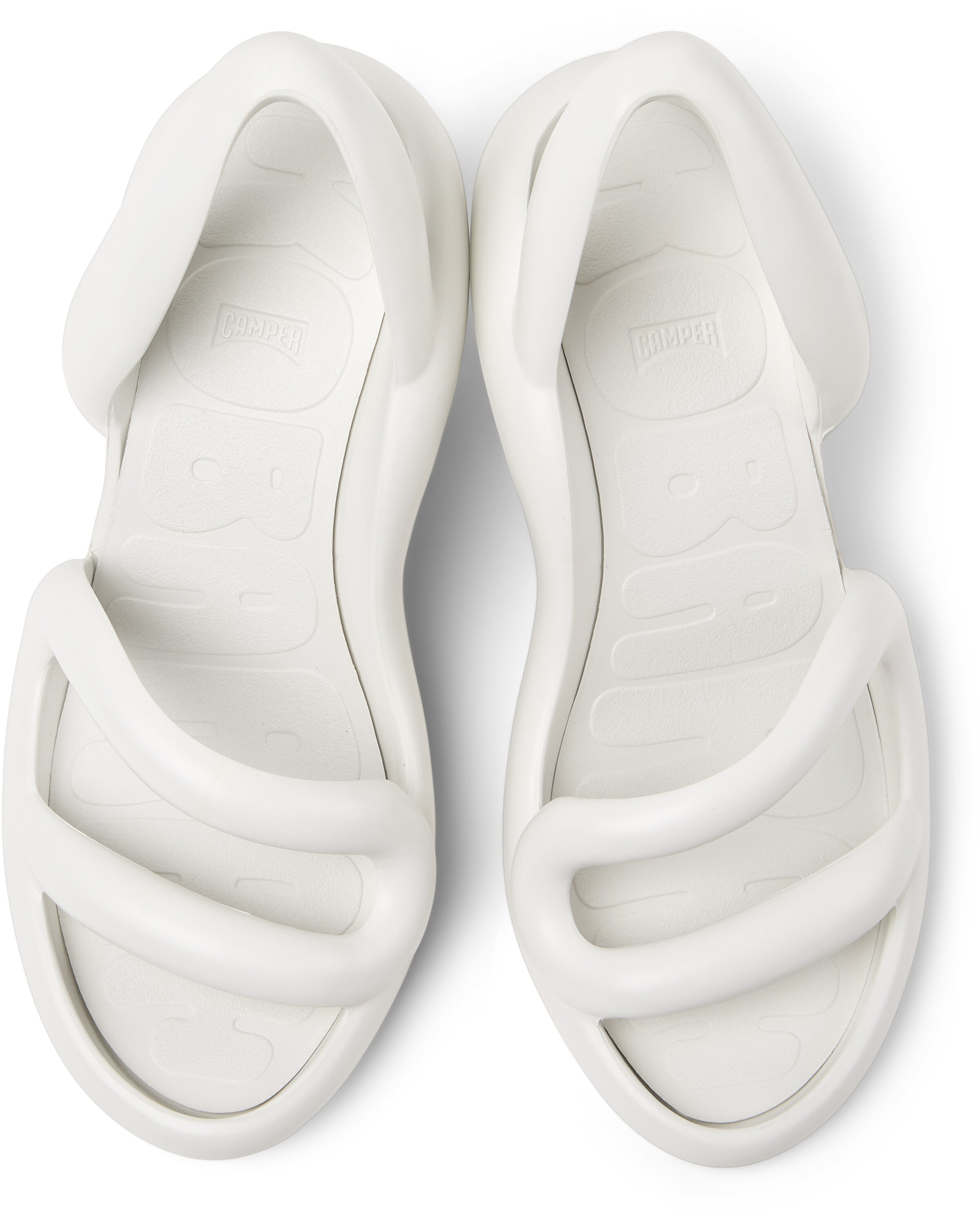 Sandalo 'Kobarah' di CAMPER in bianco