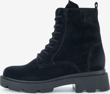 GABOR Lace-Up Ankle Boots in Black