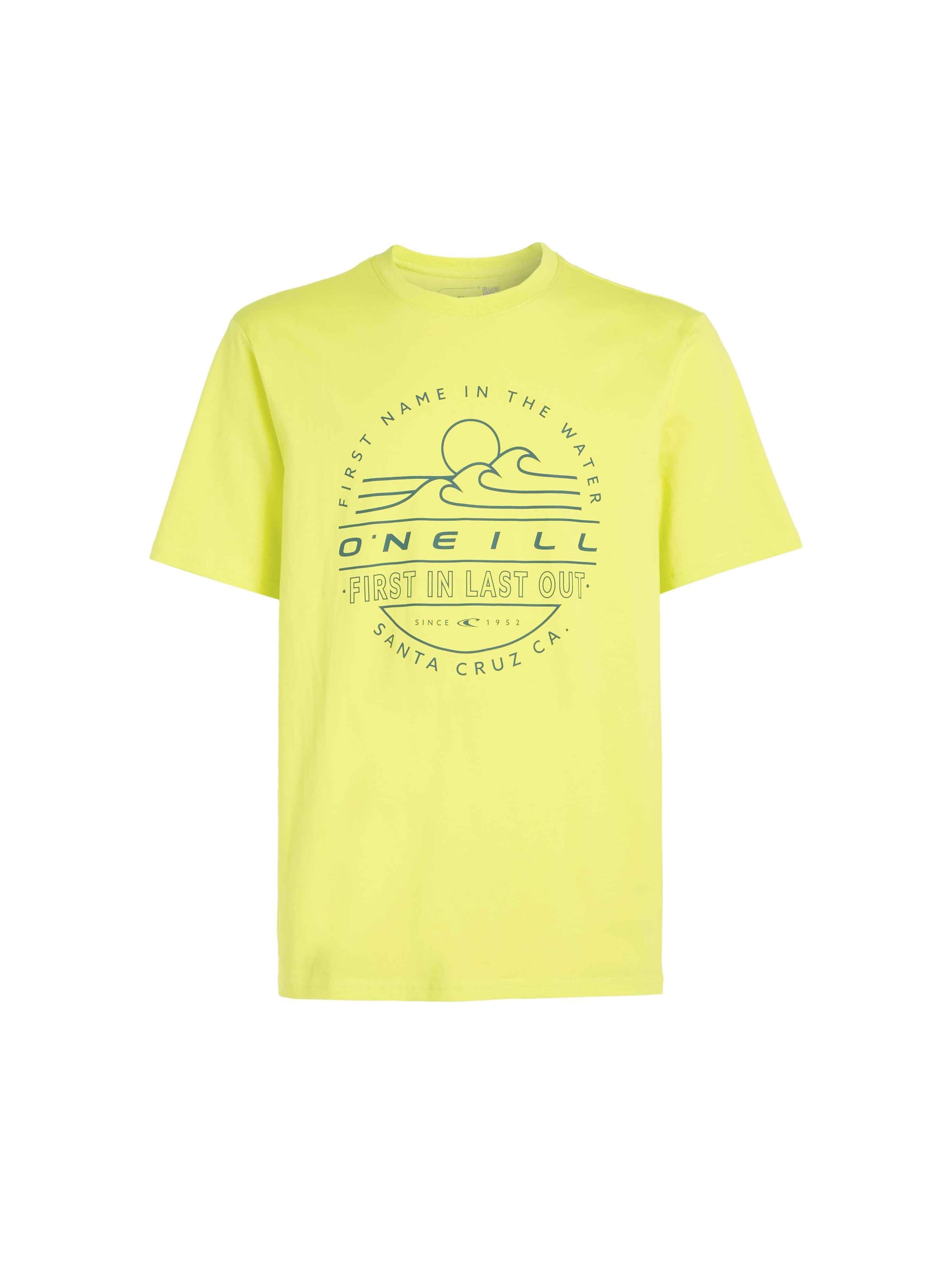 T-Shirt O'NEILL en jaune : devant
