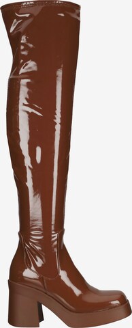 STEVE MADDEN Over the Knee Boots in Brown