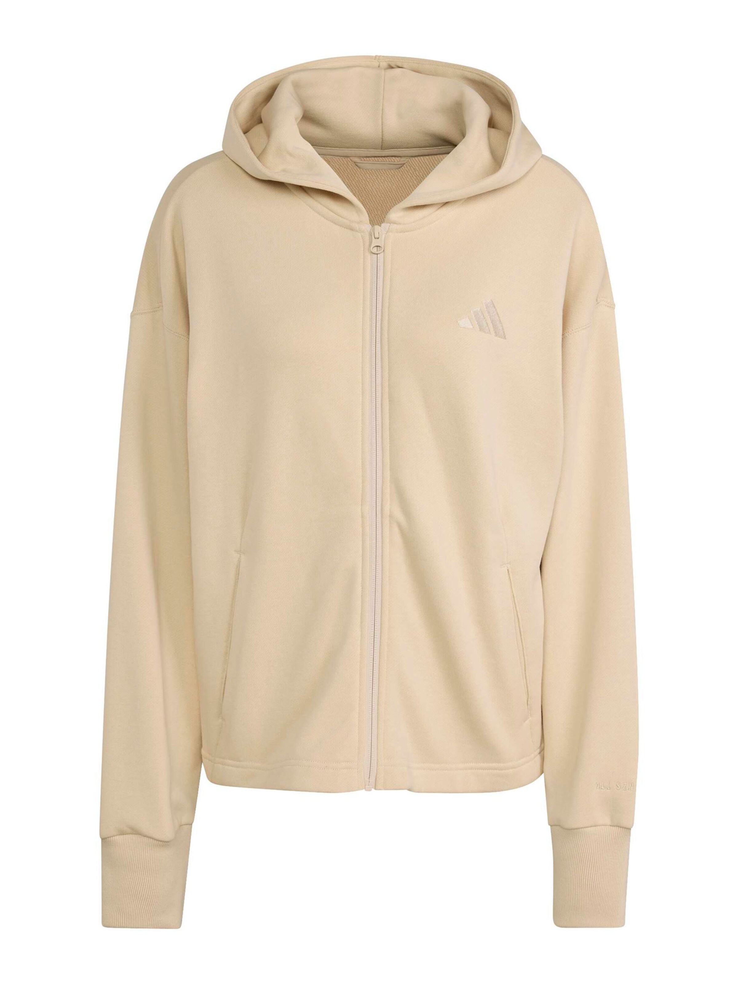 ADIDAS SPORTSWEAR Sportsweatjacka 'ALL SZN' i beige: framsida