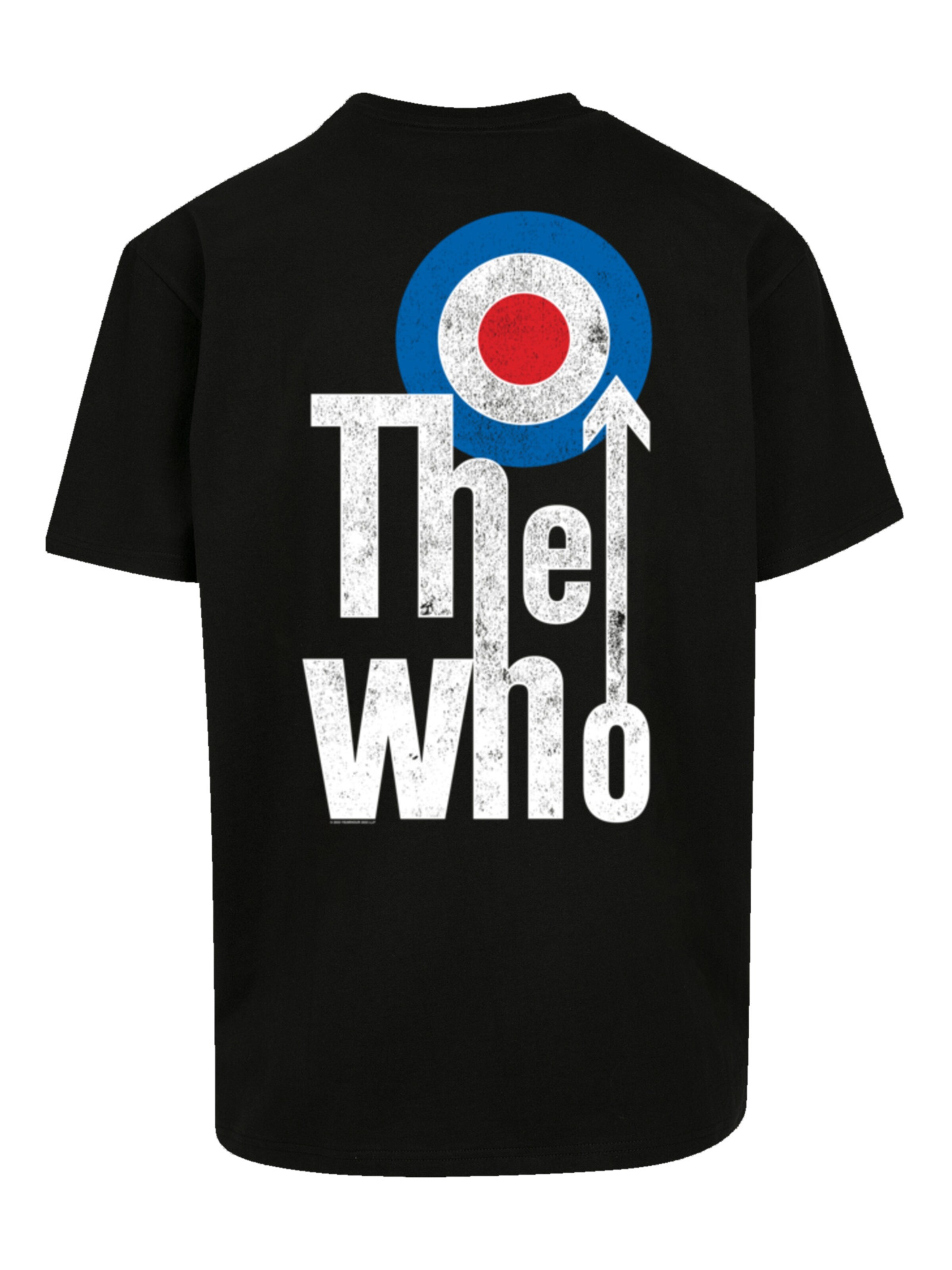 T-Shirt 'The Who Rock Band' F4NT4STIC en noir