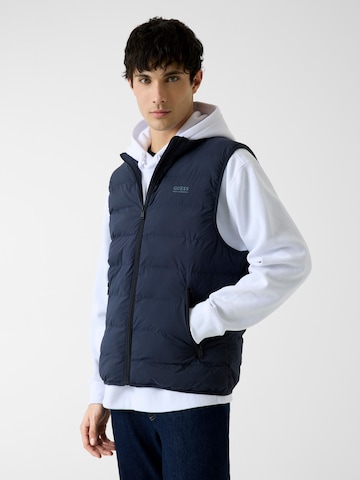 GUESS Vest in Blue: front