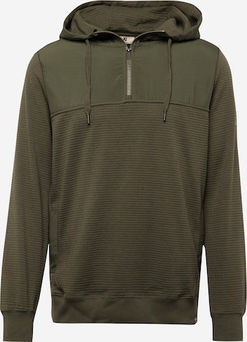 GARCIA Sweatshirt in Groen: voorkant