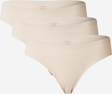 PIECES Panty in Beige: front