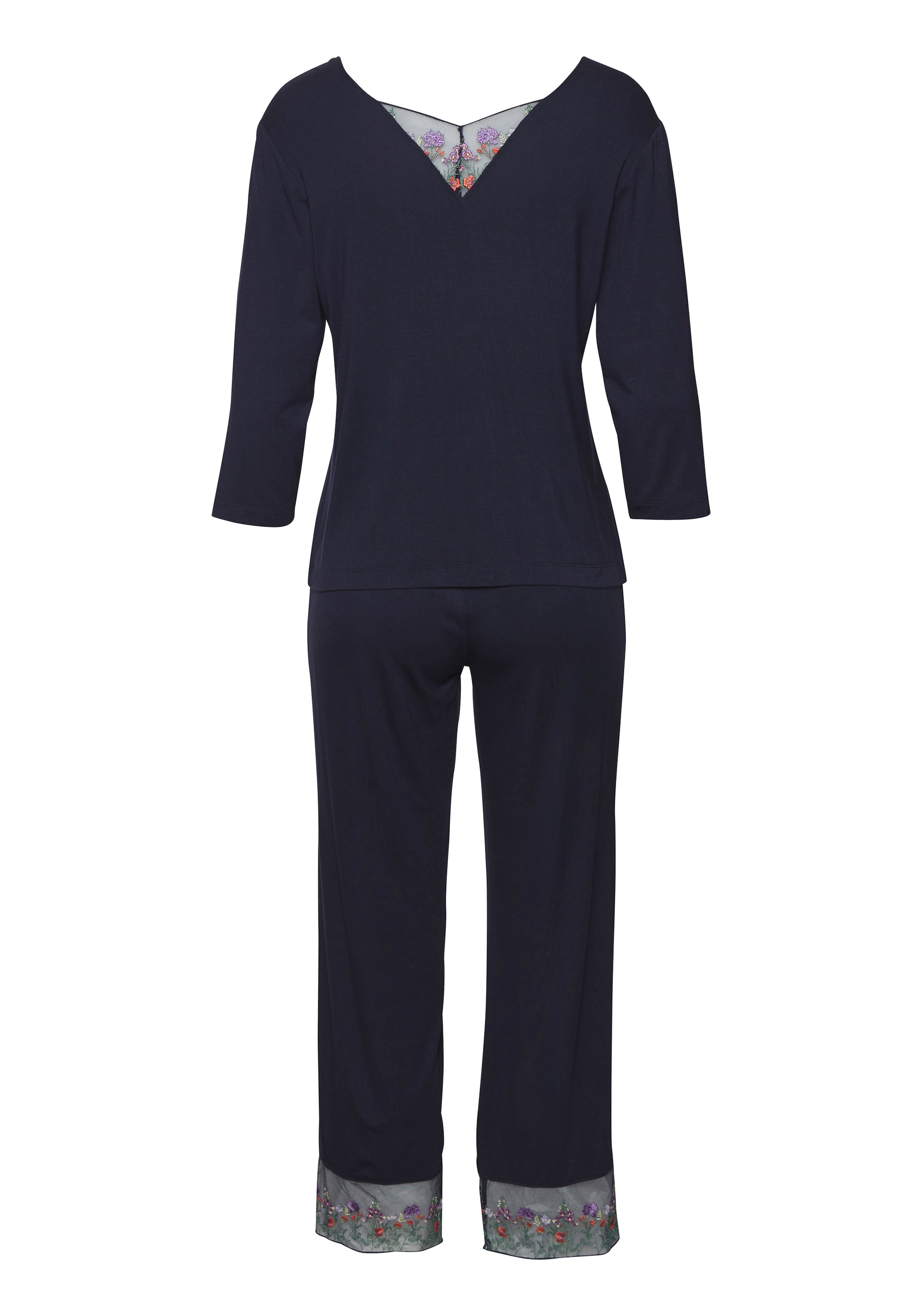 LASCANA Пижама в синьо