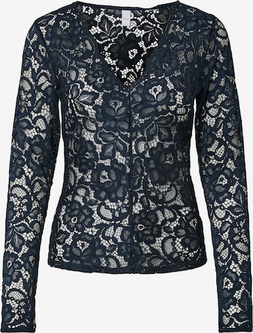 YAS - Camiseta 'LACEY' en azul: frente