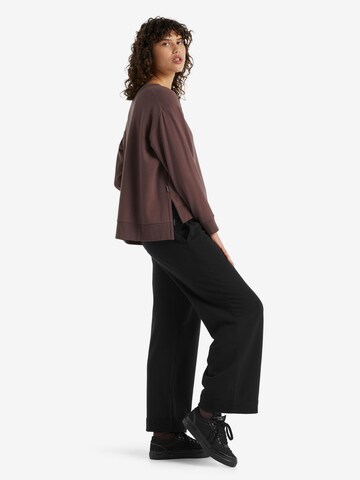 Wide leg Pantaloni sport 'Dalston' de la ICEBREAKER pe negru