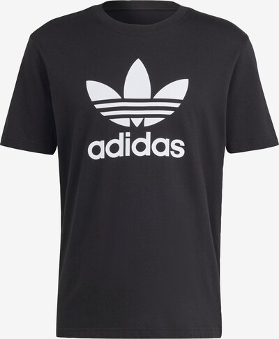 ADIDAS ORIGINALS T-Shirt 'Adicolor Trefoil' en noir / blanc, Vue avec produit
