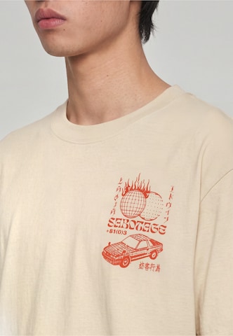 EDWIN T-Shirt 'Tokyo Sabotage' in Beige