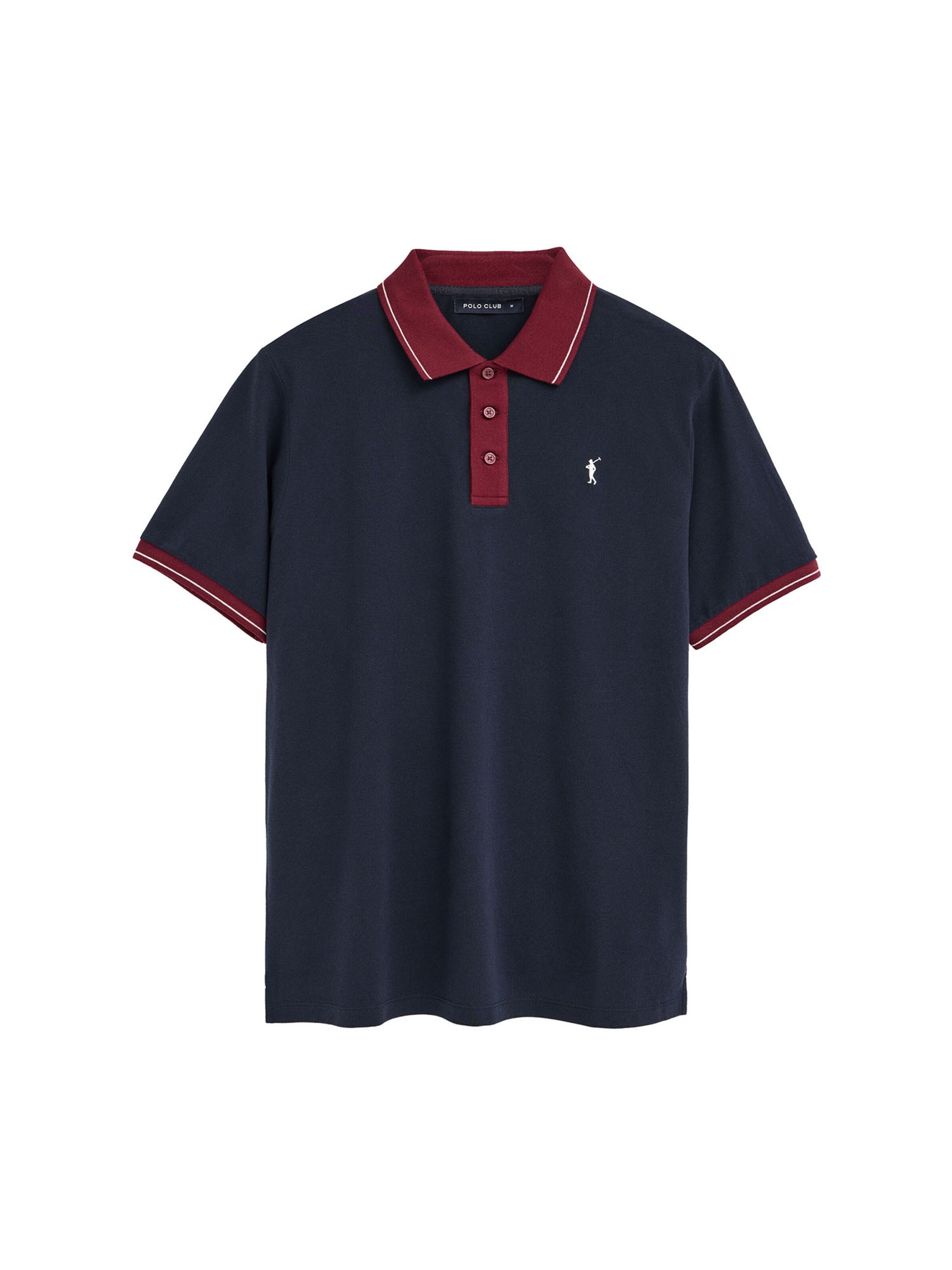 Polo Club Shirt in Navy / Burgundy, Item view