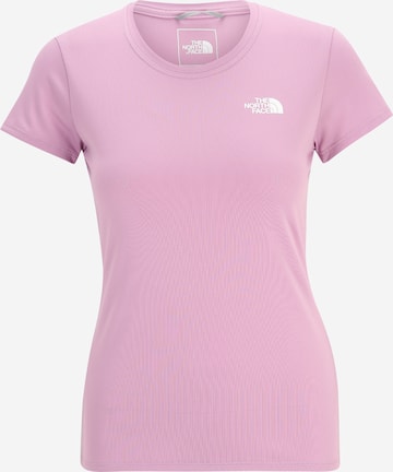 THE NORTH FACE Sportshirt 'REAXION' in Lila: predná strana