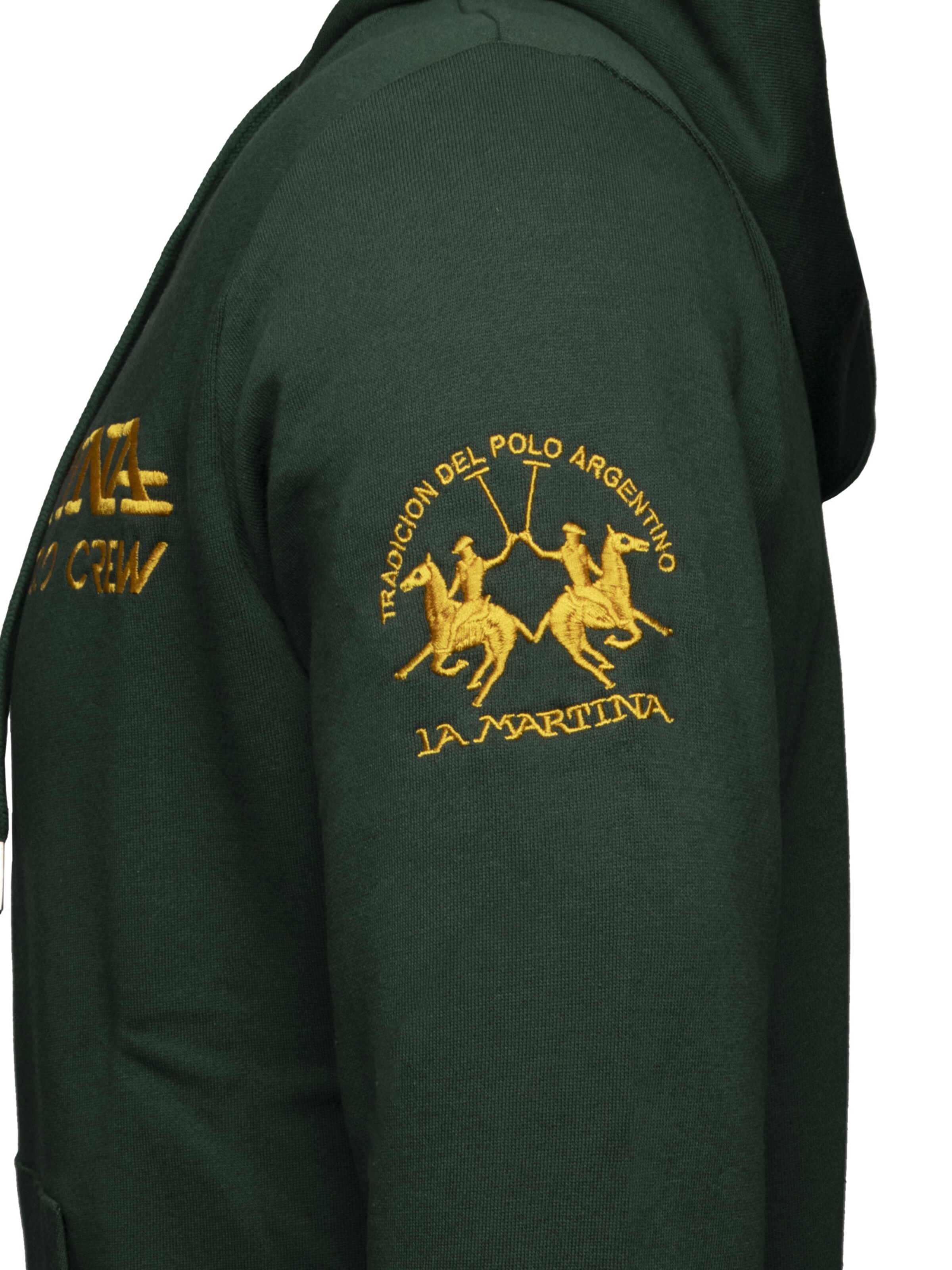 La Martina Sweatjacke ' XMF302 ' in Grün