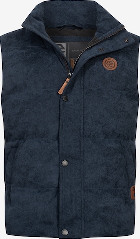 INDICODE JEANS Vest 'Cobbyn' in Blue: front