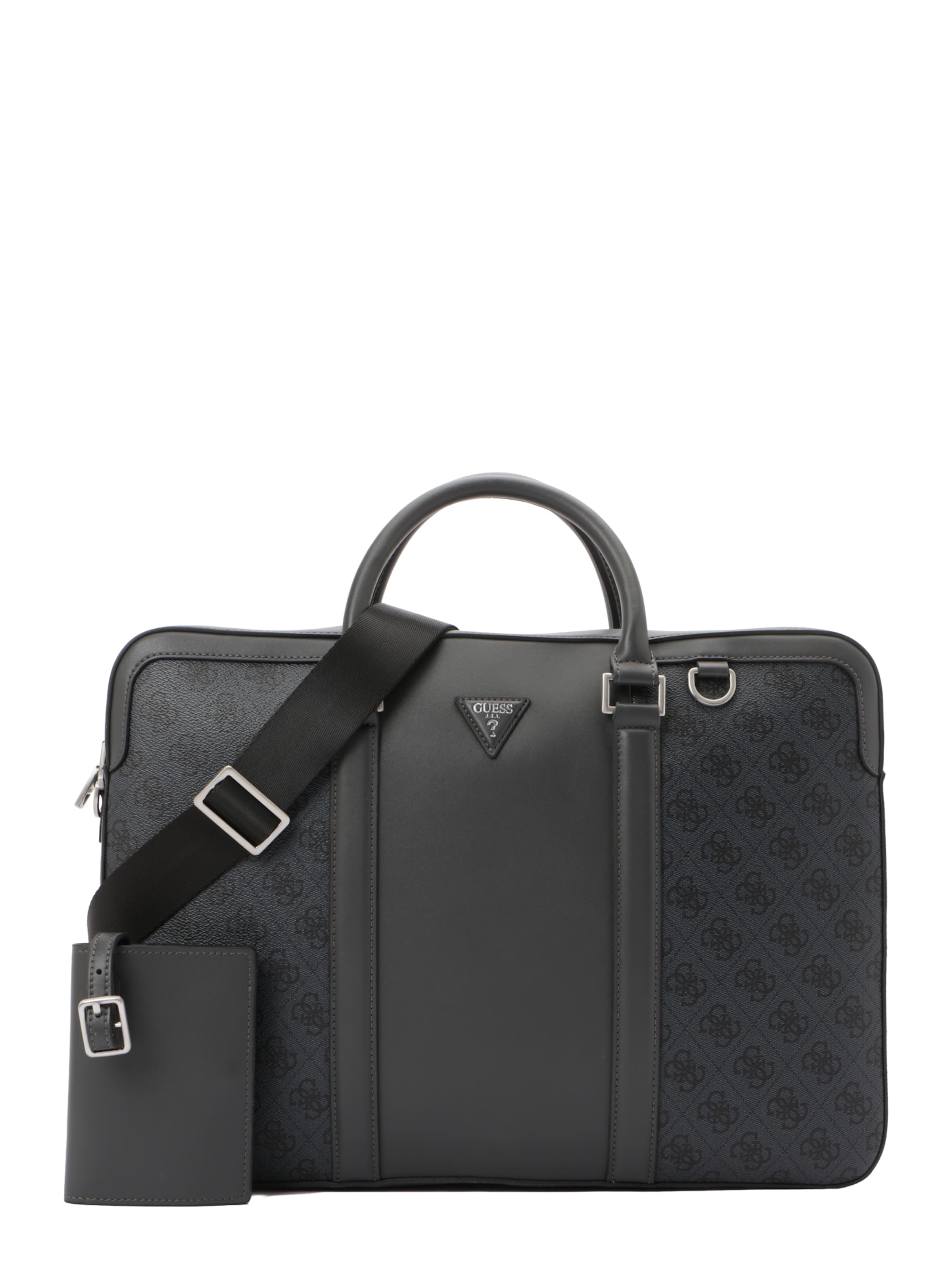 GUESS Torba na laptopa 'MILANO' w kolorze czarny: przód