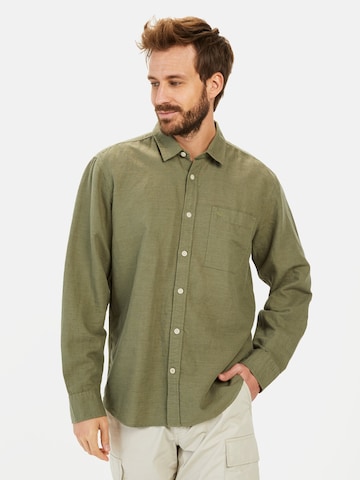 CAMEL ACTIVE Regular fit Button Up Shirt in Green: front