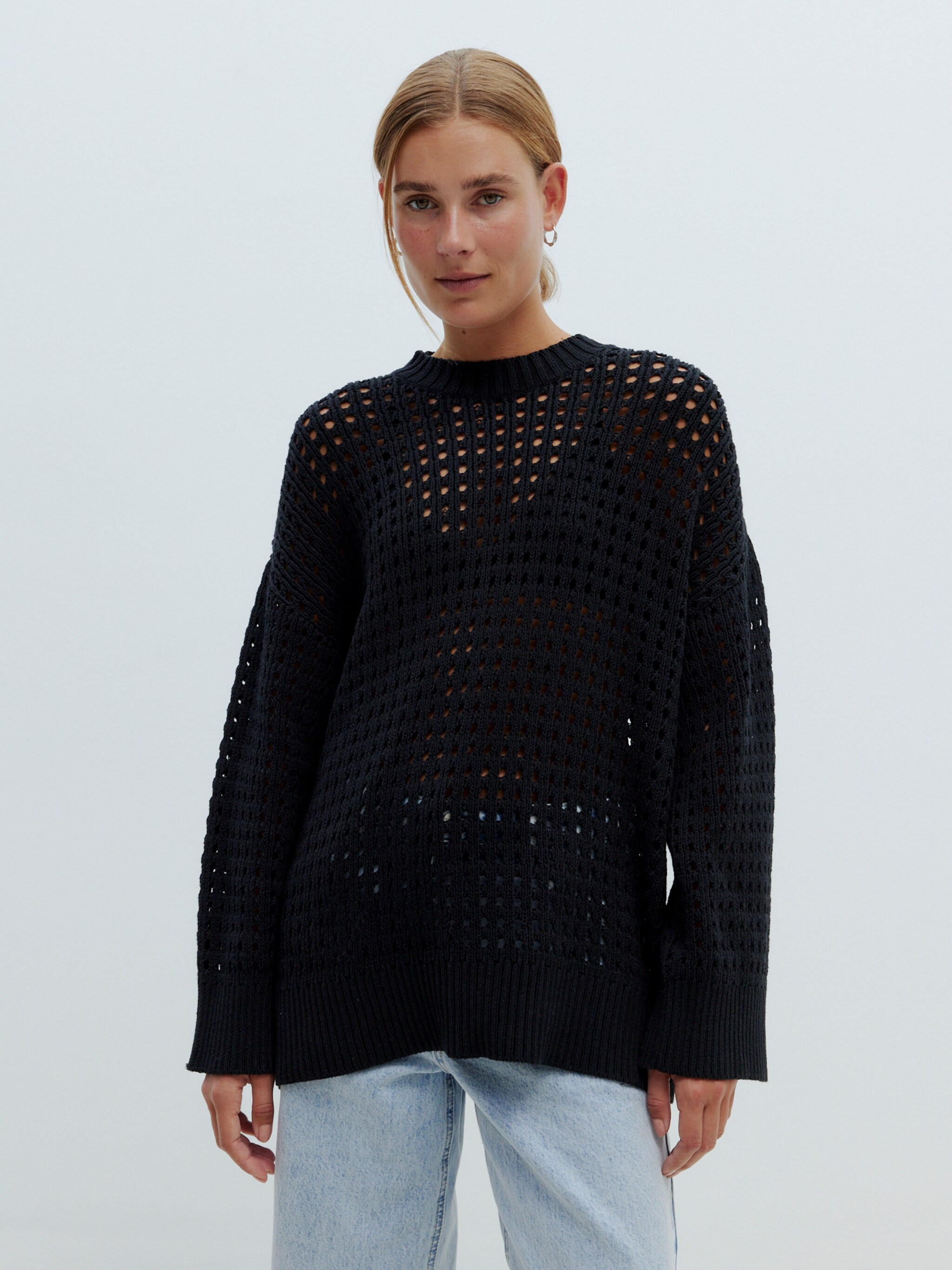 EDITED Produits Pull-over 'Yakira' noir