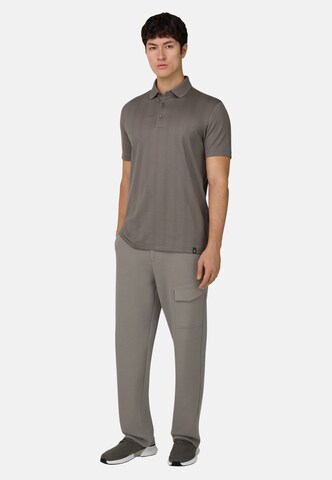 Boggi Milano Regular Cargobroek 'B Tech' in Grijs: voorkant