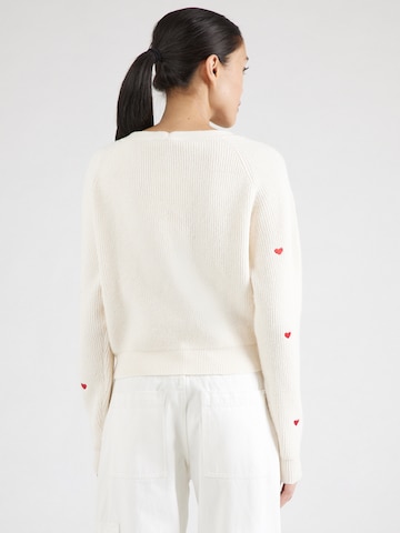 ABOUT YOU - Casaco de malha 'Lana' em branco