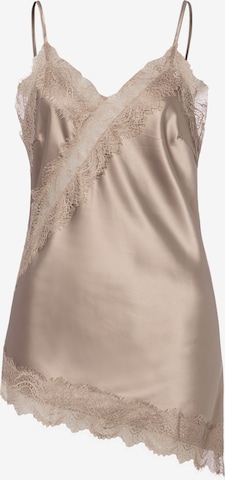 Marie Lund Top in Beige: front