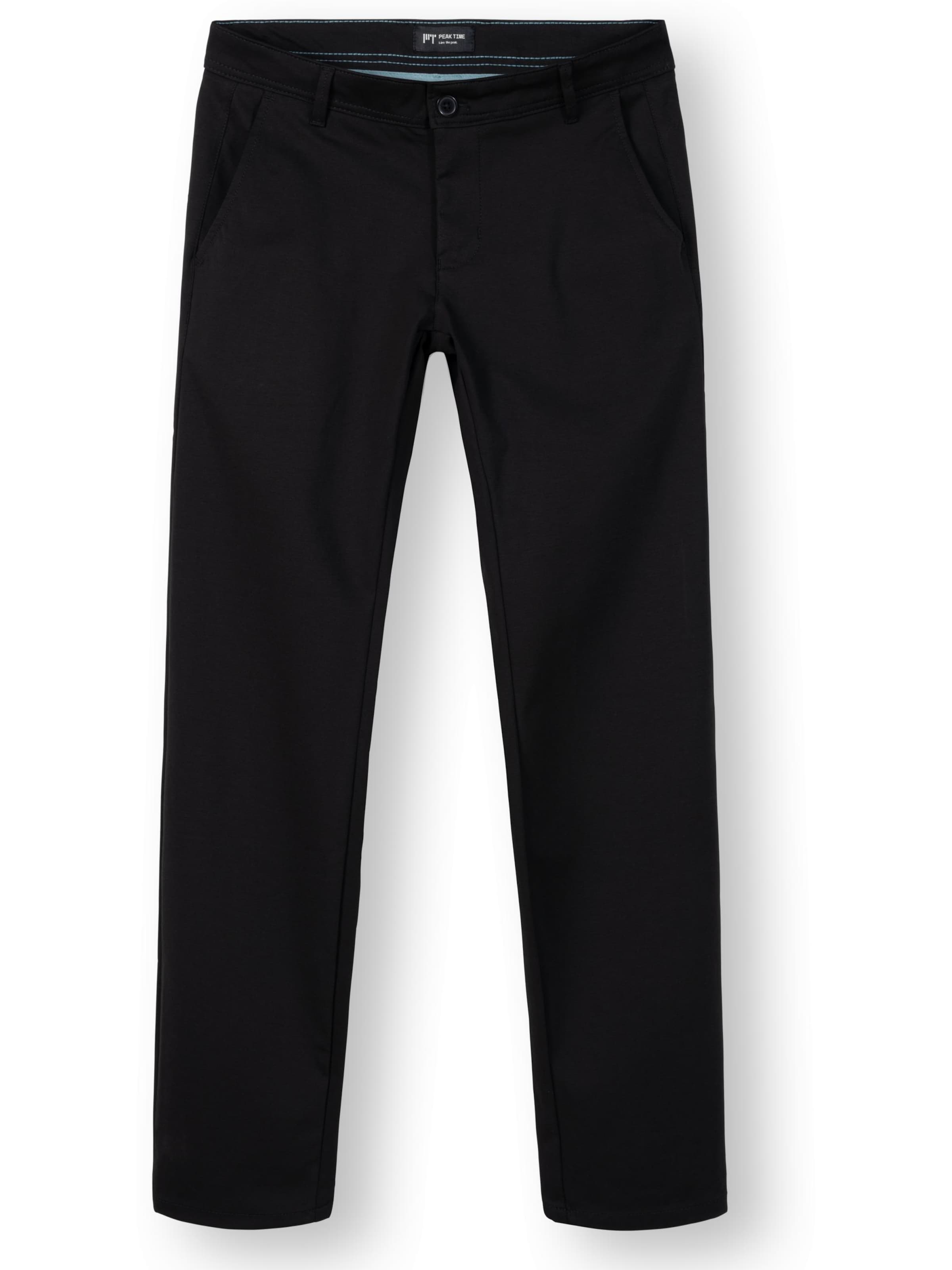 Effilé Pantalon 'Meteon' Peak Time en noir : devant