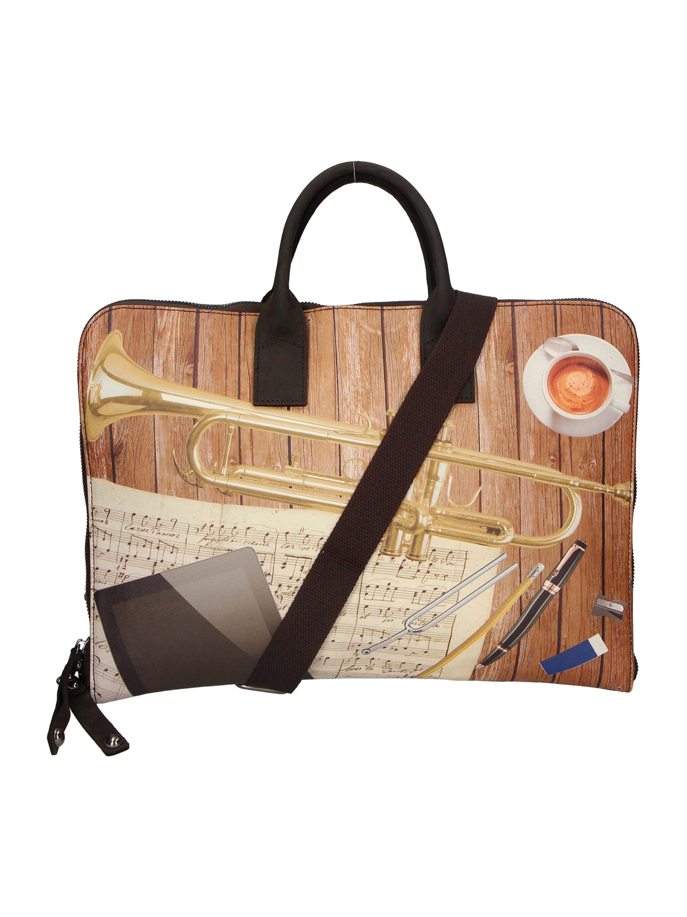 Borsa a tracolla di Gave Lux in colori misti: frontale