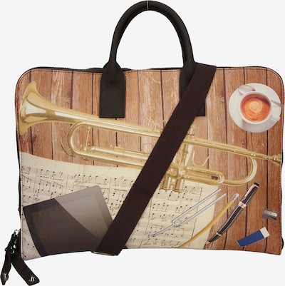 Gave Lux Tasche in creme / hellbeige / dunkelbraun / schwarz, Produktansicht