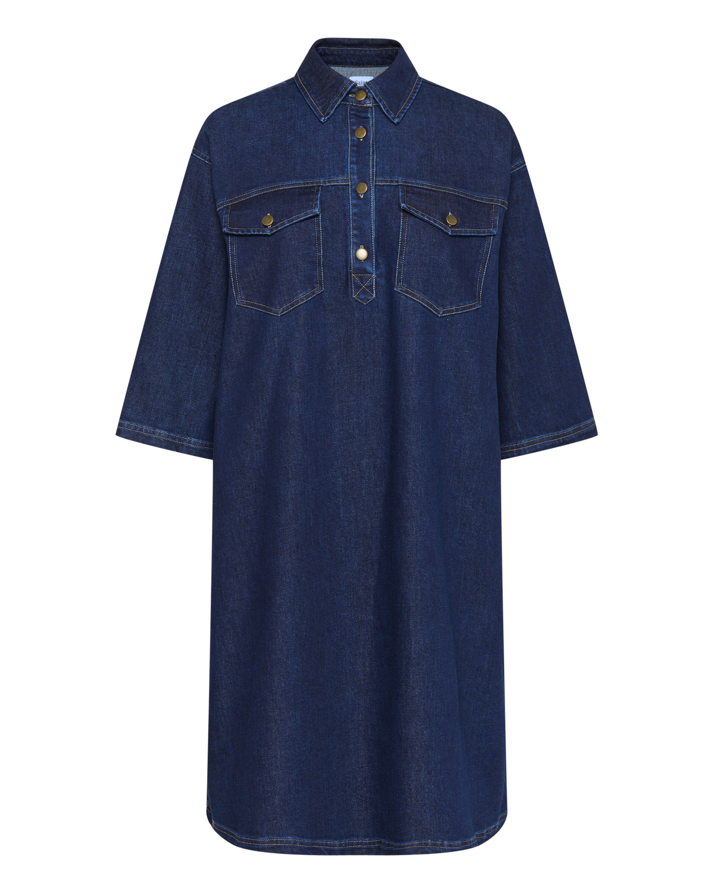 SAINT TROPEZ Kleid 'Loesa' in blue denim, Produktansicht