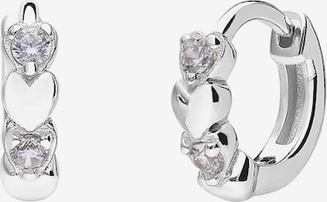 Lucardi Ohrringe in Silber: Vorderseite