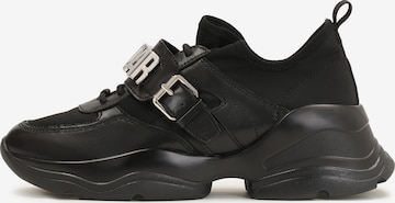 Sneaker bassa di Kazar in nero: frontale