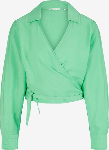 TOM TAILOR DENIM Blouse in Groen: voorkant