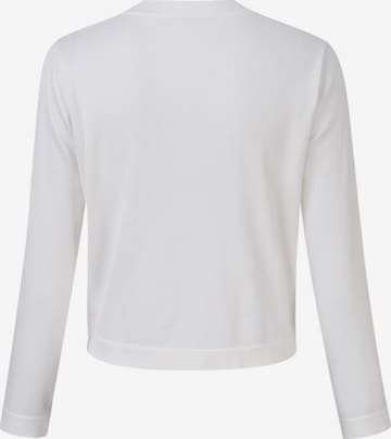 KoJooin Kardigan 'Strickjacke Damen Kurz Cardigan Bolero Jacke Open Front Shrug Oberteile für Frühling Sommer Kleider' w kolorze biały: przód