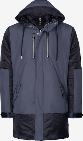 Ron Tomson Winter Coat in Blue: front