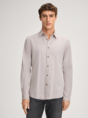 JOOP! Jeans Regular Fit Hemd 'Hanson' in Beige: Vorderseite