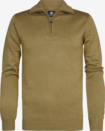 Petrol Industries Sweater 'Harvey' in Brown: front
