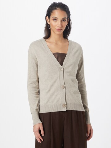 MORE & MORE Knit Cardigan in Beige: front