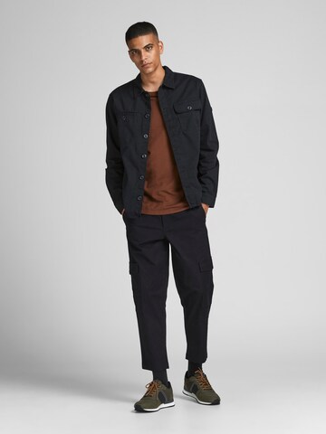 JACK & JONES Regular Cargo Pants 'Bill' in Black