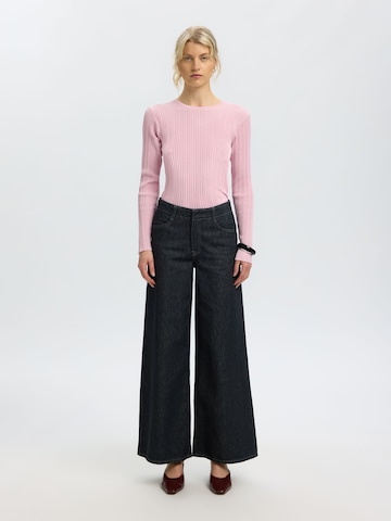 SELECTED Sweter 'SLWTOLEDO' w kolorze różowy