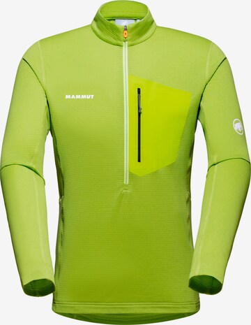 MAMMUT Athletic Sweater 'Aenergy Light' in Green: front