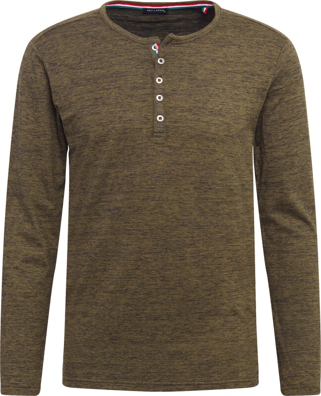 Key Largo Regular Fit Shirt 'Nils' in Khaki Key Largo Regular Fit Shirt 'Nils' in Khaki