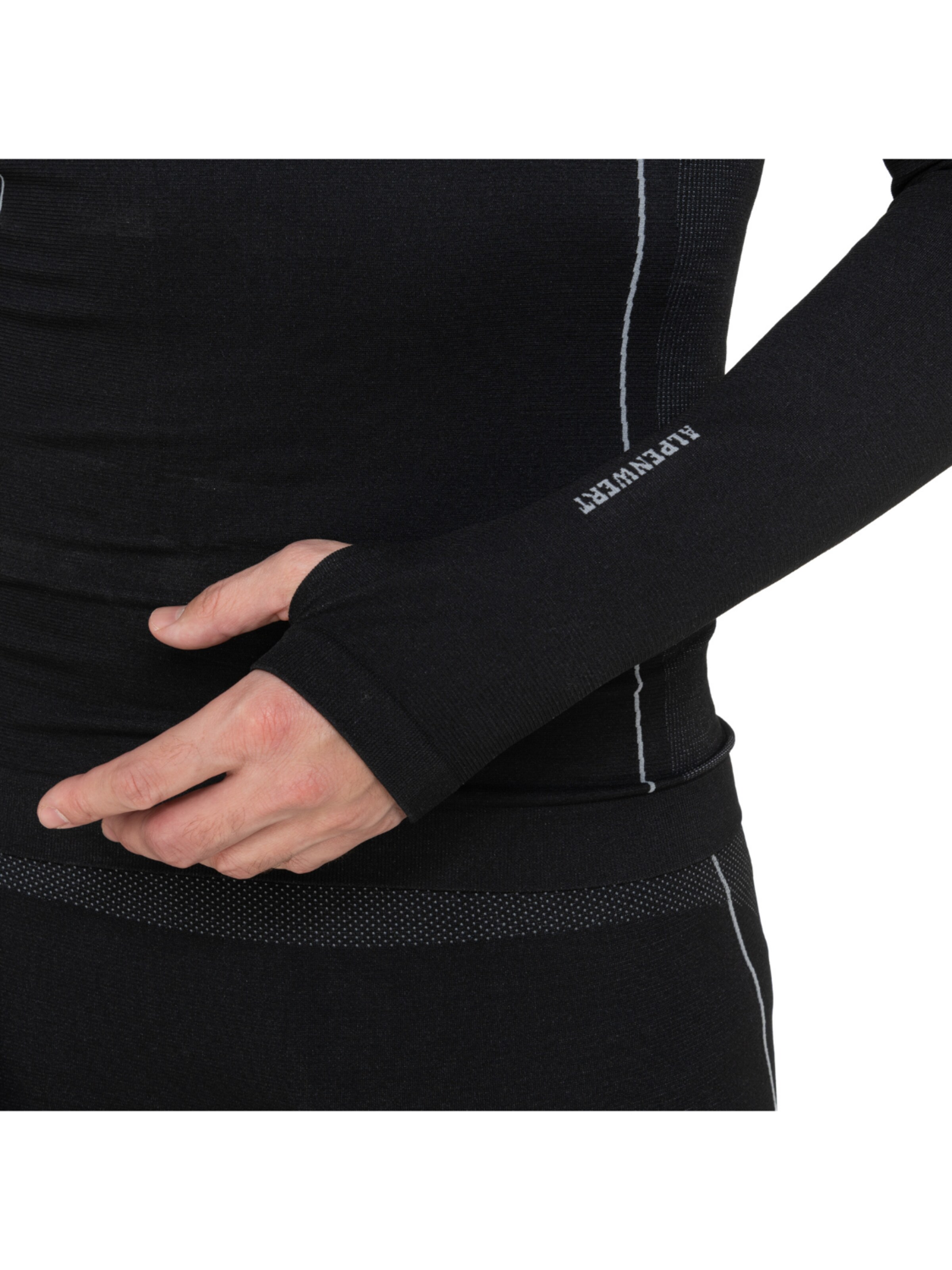 Alpenwert Base Layer in Black