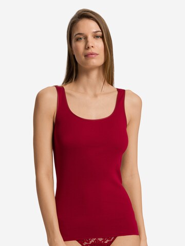 Hanro Undershirt 'Cotton Seamless' in Red