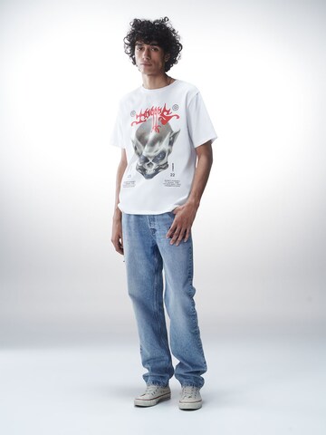 Luka Sabbat for ABOUT YOU T-Shirt 'Sinan' in Weiß