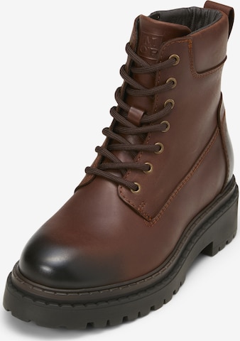 Marc O'Polo Lace-up bootie 'Philomena ' in Brown: front