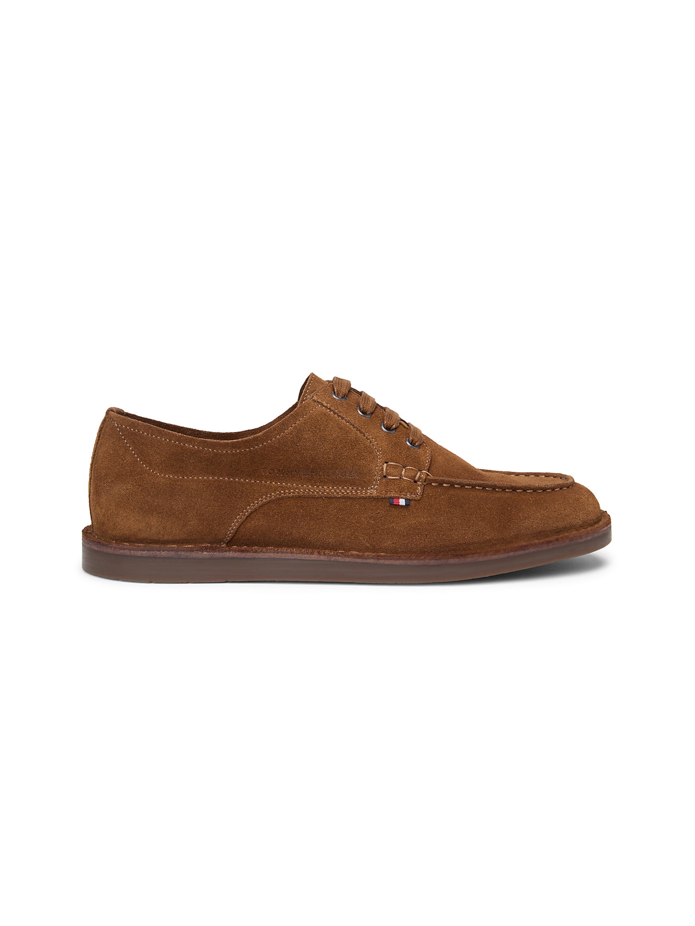 TOMMY HILFIGER Schnürschuh in Braun