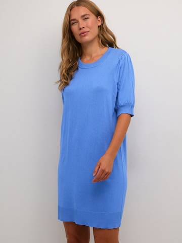 Kaffe Gebreide jurk 'Lizza' in Blauw: voorkant