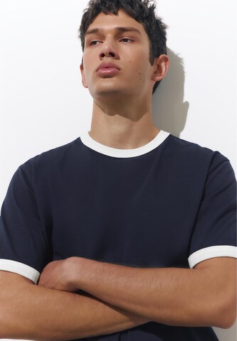Pull&Bear Тениска в синьо