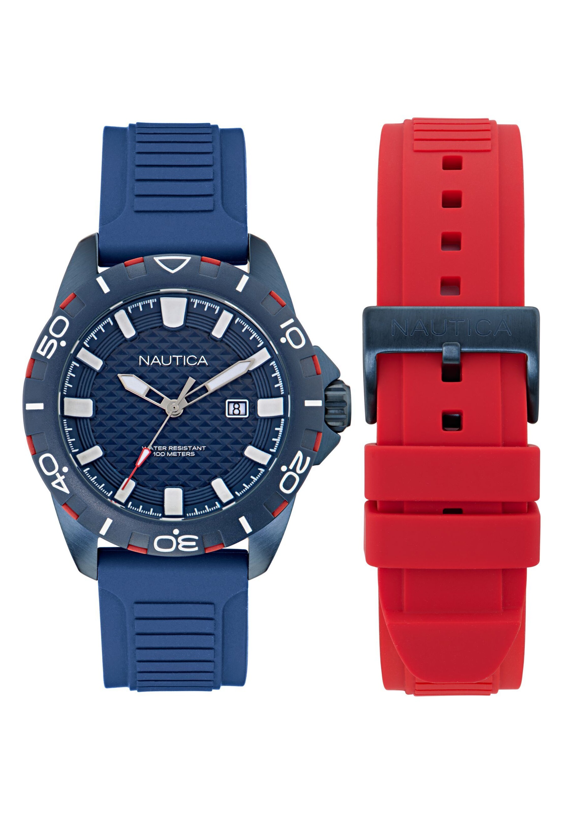 NAUTICA Analog watch 'NSR' in Blue